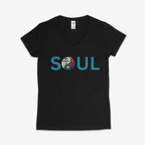 Printify V-neck S / Black Soul V-Neck Soul V-Neck 33893748485120859289