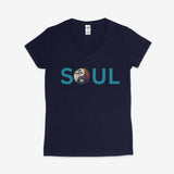Printify V-neck S / Navy Soul V-Neck Soul V-Neck 14429995930605223397