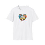 Printify T-Shirt White / S Teach Love T-Shirt Teach Love T-Shirt 11956355914286750635