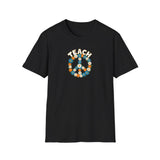 Printify T-Shirt Black / S Teach Peace T-Shirt Teach Peace T-Shirt 12117704010252241426