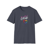 Printify T-Shirt Heather Navy / S Unconditional Love T-Shirt Unconditional Love T-Shirt 21314597950904301849