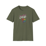 Printify T-Shirt Military Green / S Unconditional Love T-Shirt Unconditional Love T-Shirt 24604811485698704926