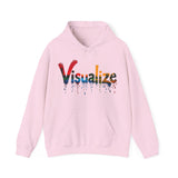 Printify Hoodie Light Pink / S Visualize Hooded Sweatshirt Visualize Hooded Sweatshirt 11933848889083707306