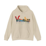 Printify Hoodie Sand / S Visualize Hooded Sweatshirt Visualize Hooded Sweatshirt 10084188297102996155