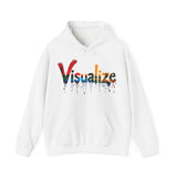 Printify Hoodie White / S Visualize Hooded Sweatshirt Visualize Hooded Sweatshirt 30827671059634525000