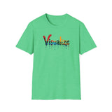 Printify T-Shirt Heather Irish Green / S Visualize Paint Drip T-Shirt Visualize Paint Drip T-Shirt 19485719791999651519