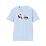 Printify T-Shirt Light Blue / S Visualize Paint Drip T-Shirt Visualize Paint Drip T-Shirt 53254059228316749256