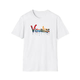 Printify T-Shirt White / S Visualize Paint Drip T-Shirt Visualize Paint Drip T-Shirt 11211174121428314818