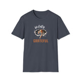 Printify T-Shirt Heather Navy / S Wildly Grateful T-Shirt Wildly Grateful T-Shirt 27549895734935420101