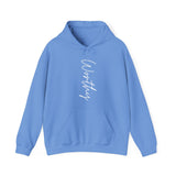Printify Hoodie Carolina Blue / S Worthy Hooded Sweatshirt Worthy Hooded Sweatshirt 26935568668652760618