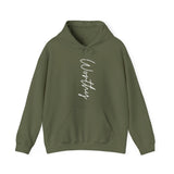 Printify Hoodie Military Green / S Worthy Hooded Sweatshirt Worthy Hooded Sweatshirt 40372849172619343401