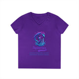 Printify V-neck S / Purple Aquarius Ladies' V-Neck T-Shirt Aquarius Ladies' V-Neck T-Shirt 31344452129499713729