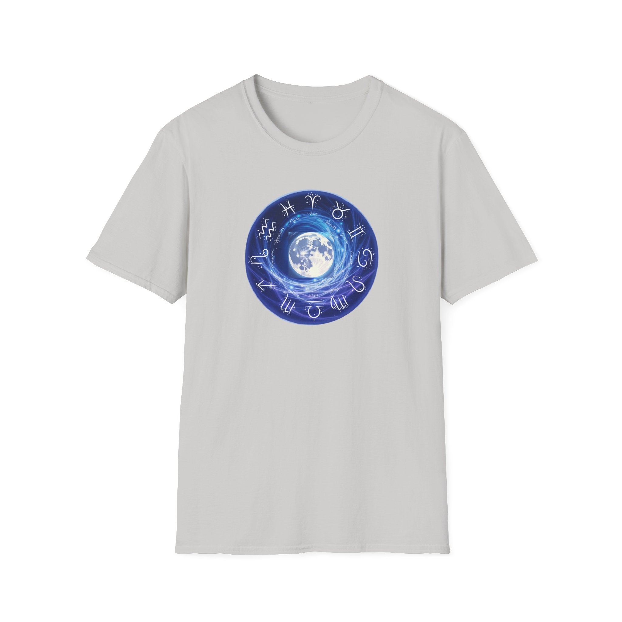 Printify T-Shirt Ice Grey / S Astrology Chart T-Shirt Astrology Chart T-Shirt 17895801083341584125