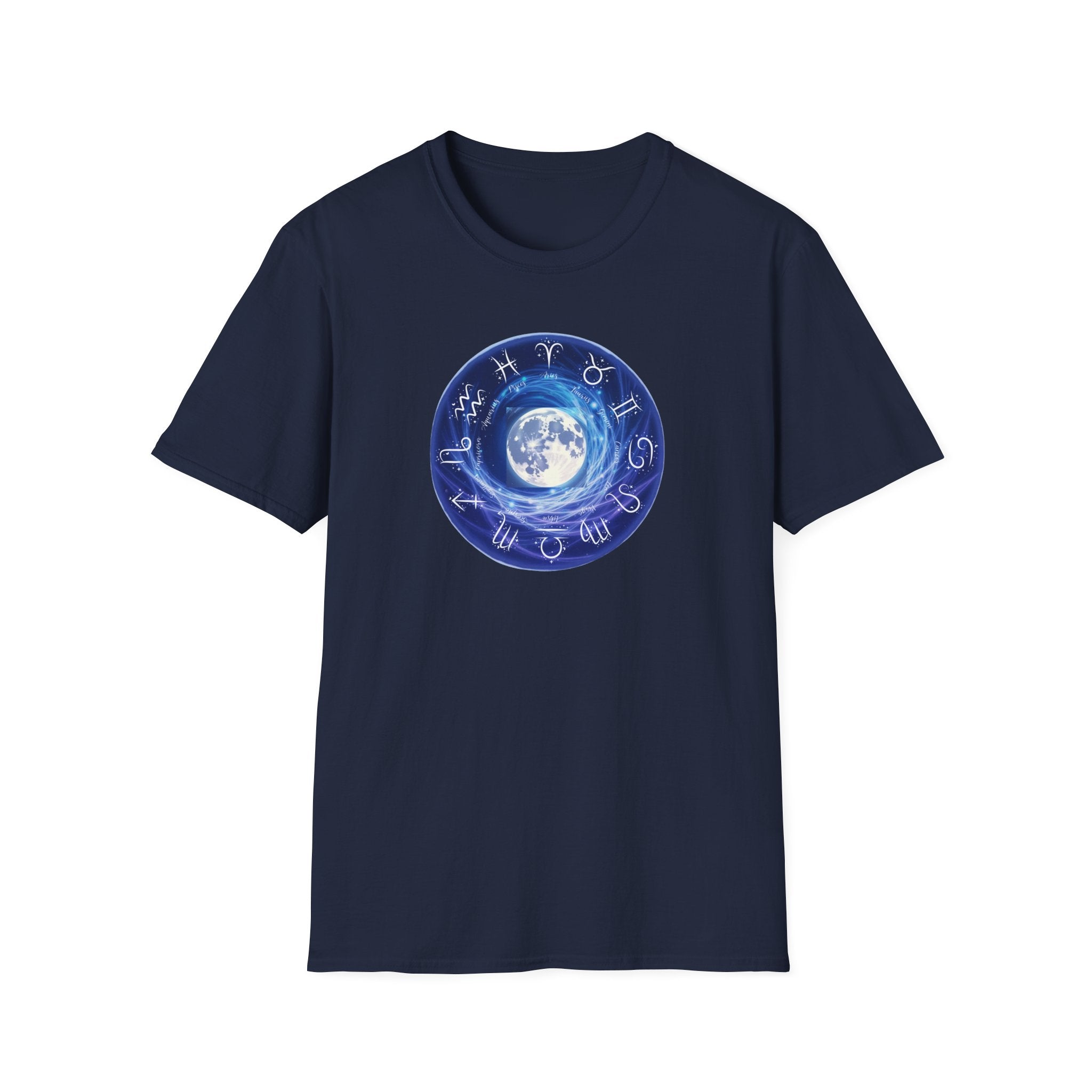 Printify T-Shirt Navy / S Astrology Chart T-Shirt Astrology Chart T-Shirt 22324831693107284134