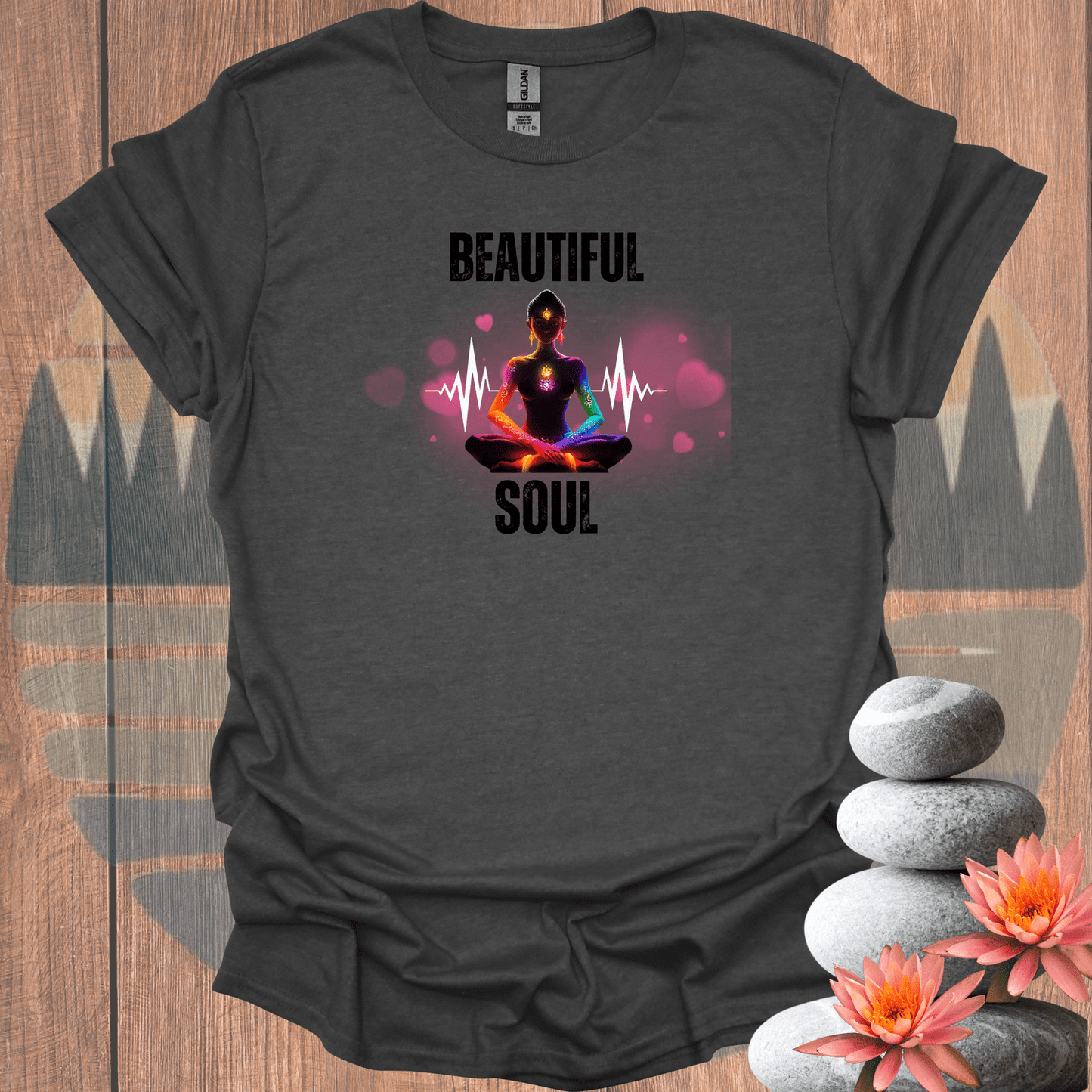 Printify T-Shirt Dark Heather / S Beautiful Soul T-Shirt Beautiful Soul T-Shirt 94450275080481030182