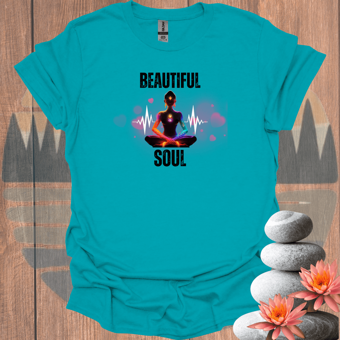 Printify T-Shirt Tropical Blue / S Beautiful Soul T-Shirt Beautiful Soul T-Shirt 25125484422366564417