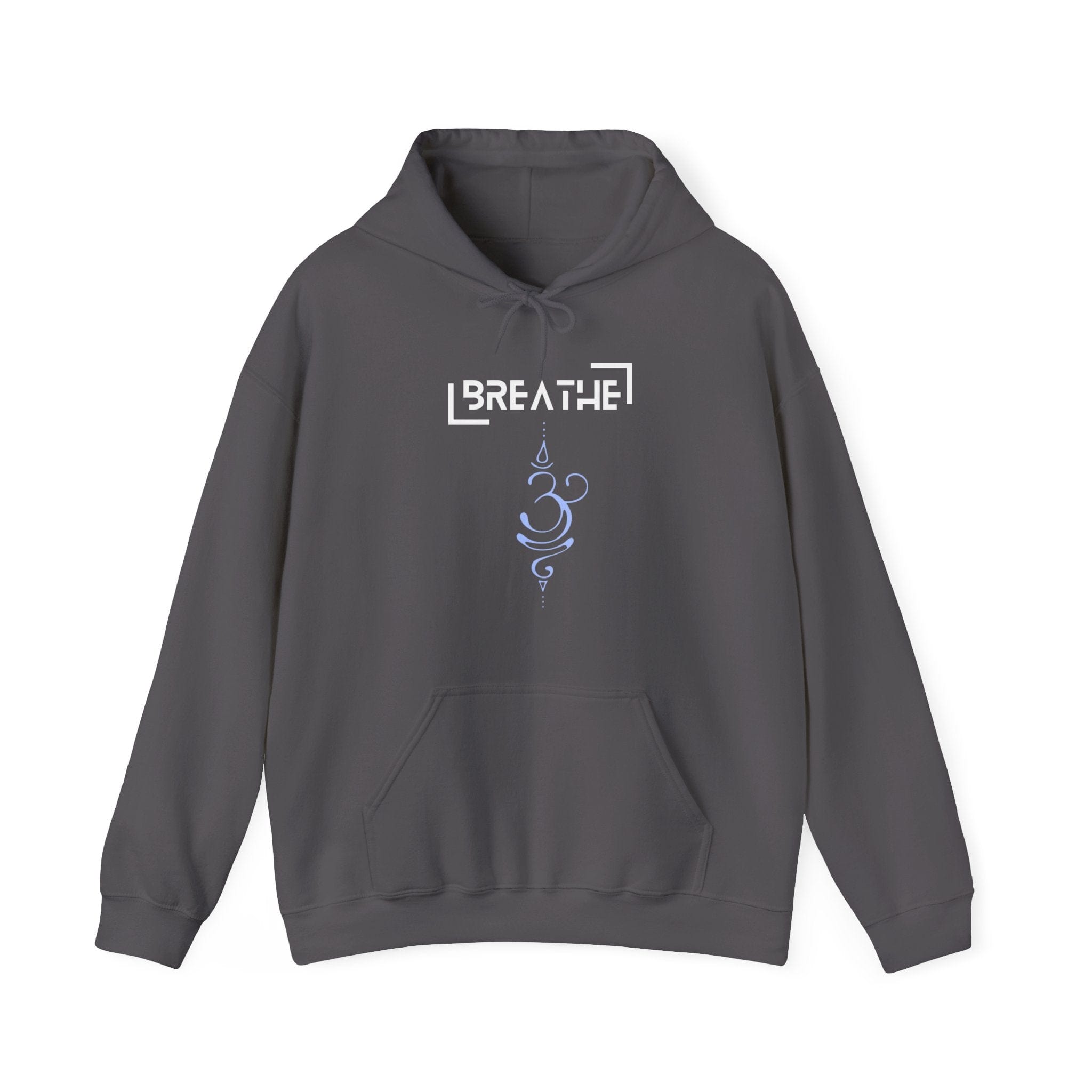 Printify Hoodie Charcoal / S Breathe Parentheses Hoodie Breathe Parentheses Hoodie 33023611287640474592