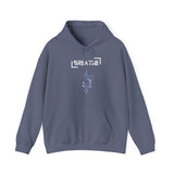 Printify Hoodie Heather Navy / S Breathe Parentheses Hoodie Breathe Parentheses Hoodie 53956636786086510244