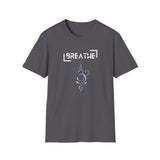 Printify T-Shirt Charcoal / S Breathe Parentheses T-Shirt Breathe Parentheses T-Shirt 25208206655635677608