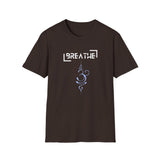 Printify T-Shirt Dark Chocolate / S Breathe Parentheses T-Shirt Breathe Parentheses T-Shirt 45349539055085773725