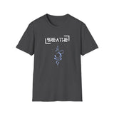 Printify T-Shirt Dark Heather / S Breathe Parentheses T-Shirt Breathe Parentheses T-Shirt 90756553332400141819