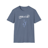Printify T-Shirt Heather Indigo / S Breathe Parentheses T-Shirt Breathe Parentheses T-Shirt 19618738351034421150