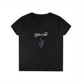 Printify V-neck S / Black Breathe Parentheses V-Neck Breathe Parentheses V-Neck 54068898509711085402