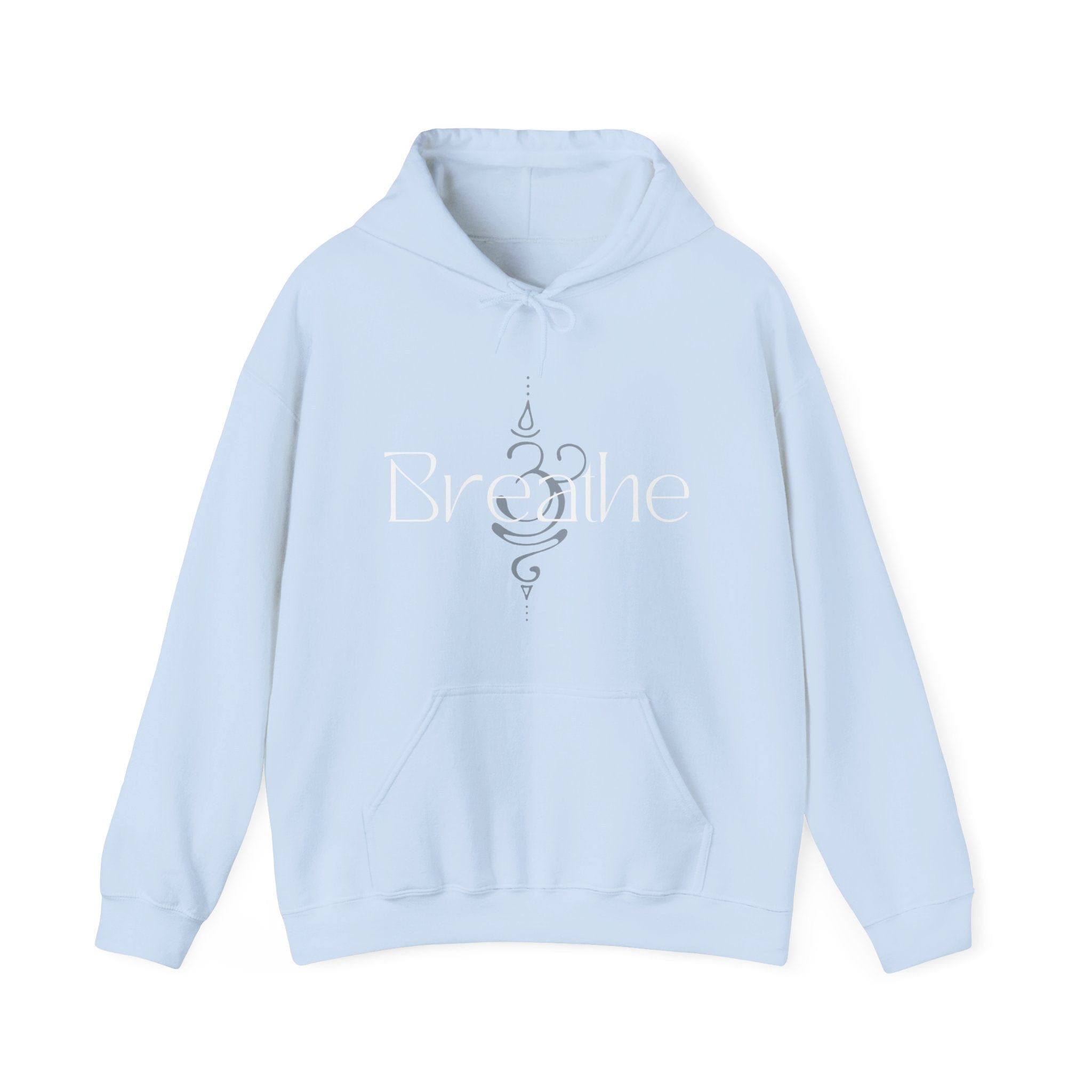 Printify Hoodie Light Blue / S Breathe Symbol Hoodie Breathe Symbol Hoodie 85951941844266801959