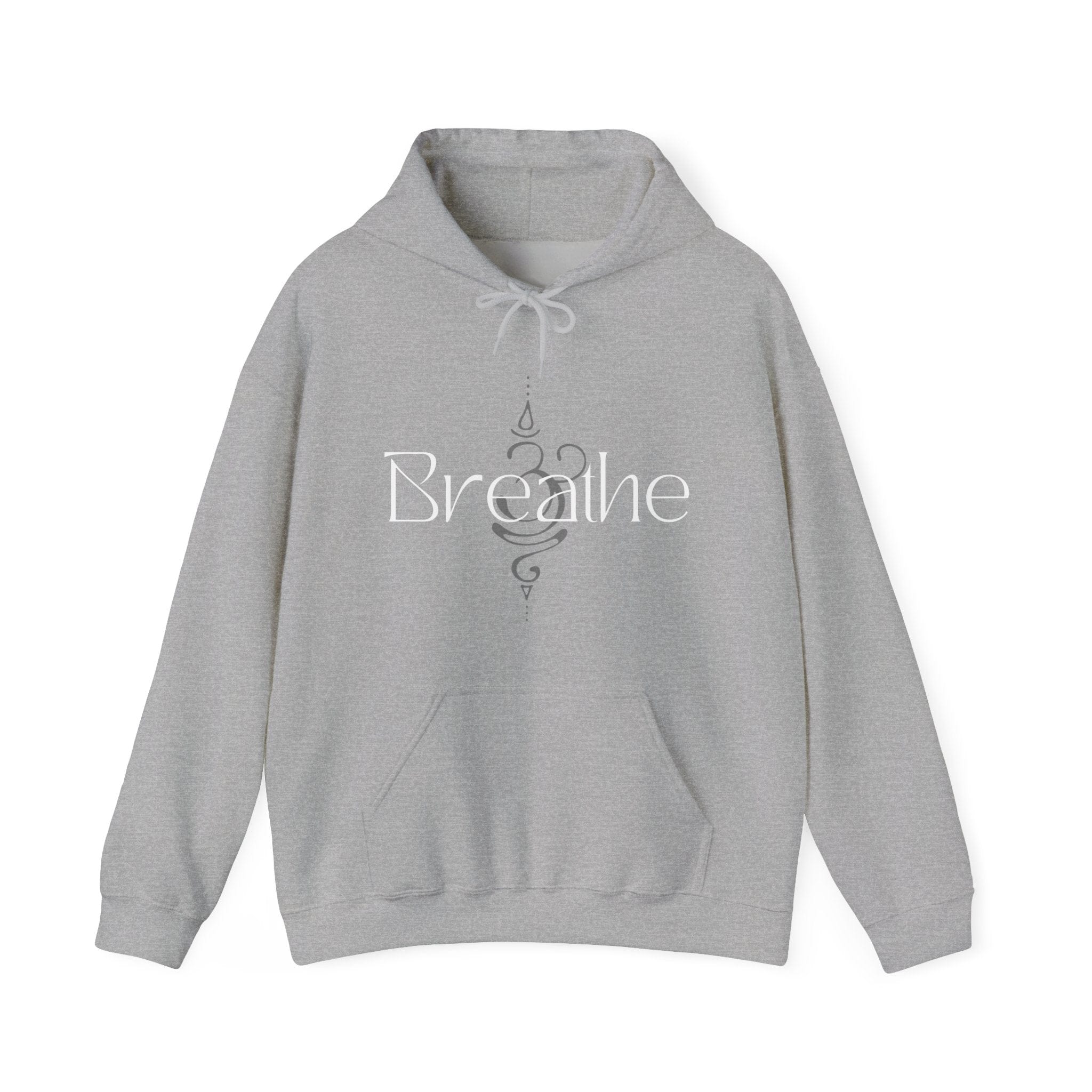 Printify Hoodie Sport Grey / S Breathe Symbol Hoodie Breathe Symbol Hoodie 25464328248599991881