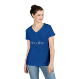 Printify V-neck Breathe Symbol V-Neck Breathe Symbol V-Neck