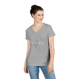 Printify V-neck Breathe Symbol V-Neck Breathe Symbol V-Neck