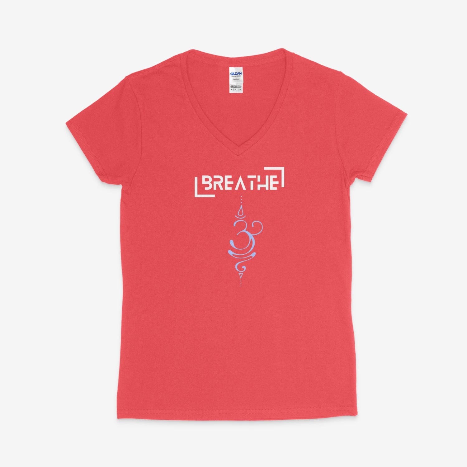 Printify V-neck S / Coral Silk Breathe V-Neck Breathe V-Neck 21468275347563725929