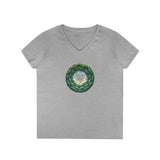 Printify V-neck S / Sport Grey Butterfly Clouds V-Neck T-Shirt Butterfly Clouds V-Neck T-Shirt 19134669561978838988