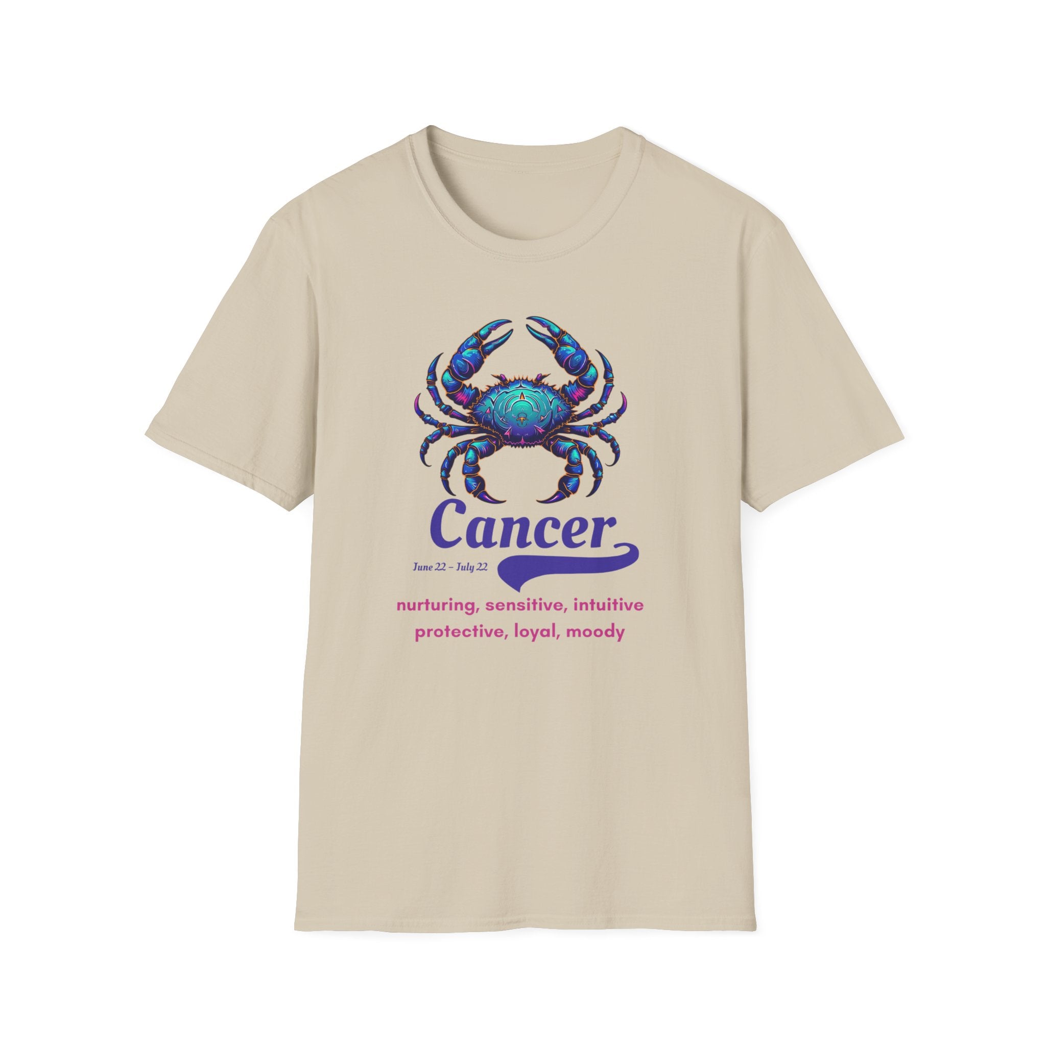 Printify T-Shirt Sand / S Cancer T-Shirt Cancer T-Shirt 12012813383928553246