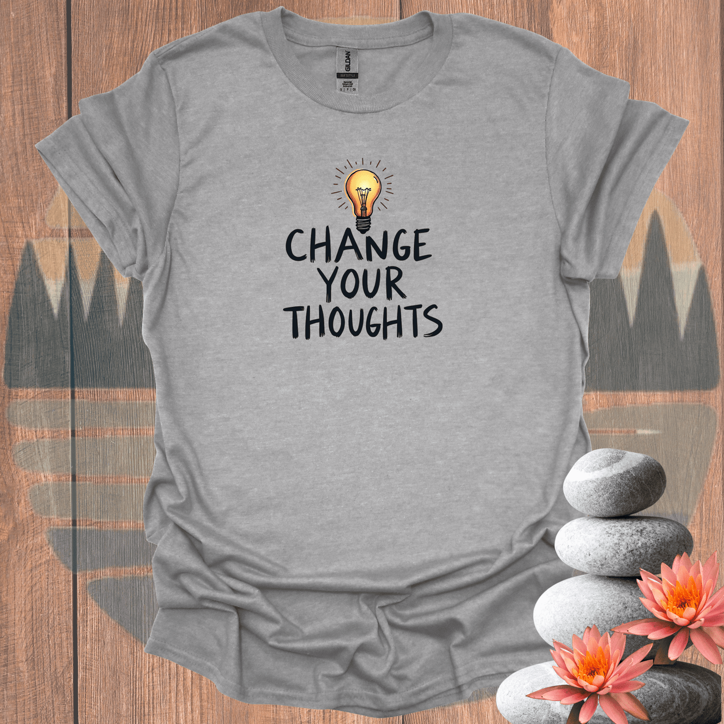 Printify T-Shirt Sport Grey / S Change Lightbulb T-Shirt Change Lightbulb T-Shirt 33299315777273423316