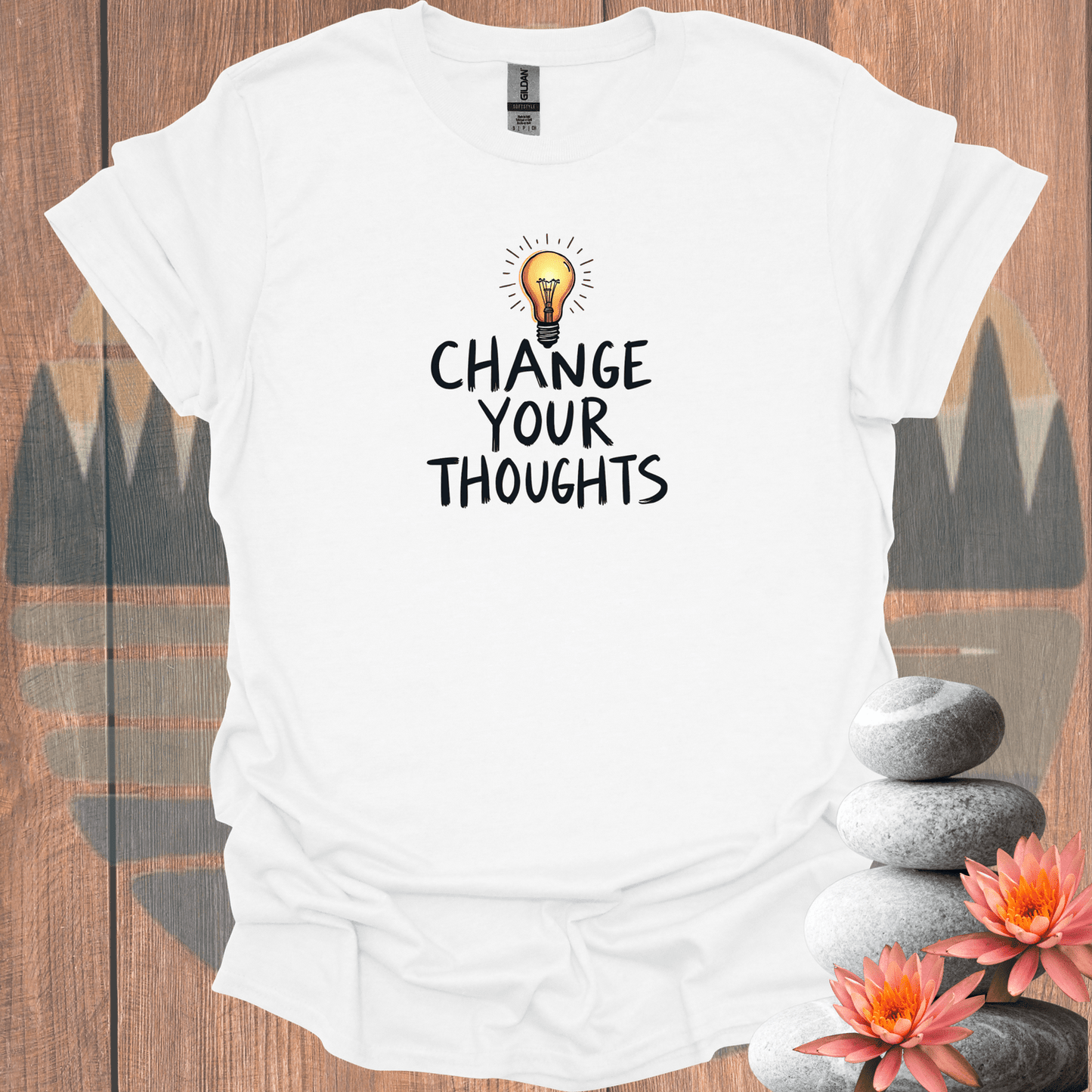 Printify T-Shirt White / S Change Lightbulb T-Shirt Change Lightbulb T-Shirt 90434494265480335469