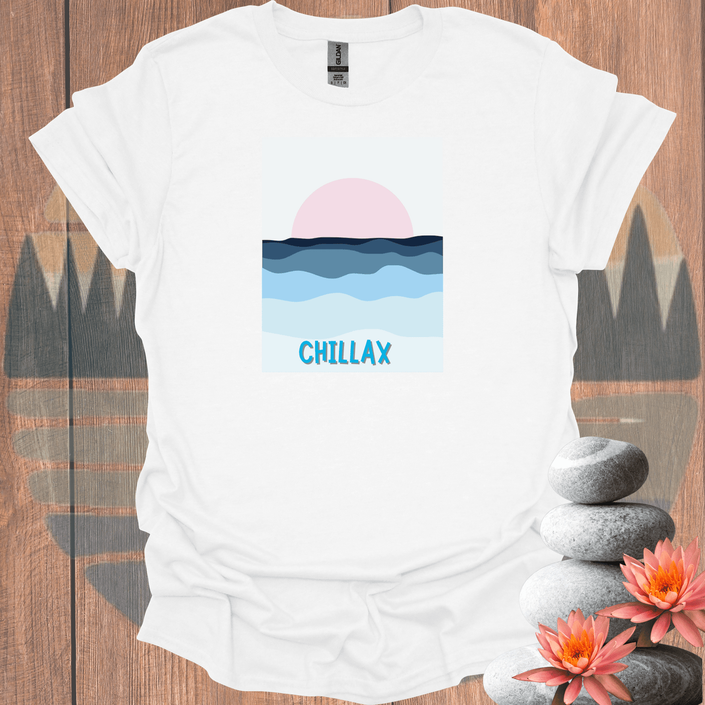 Printify T-Shirt White / S Chillax T-Shirt Chillax T-Shirt 43601014866409483975