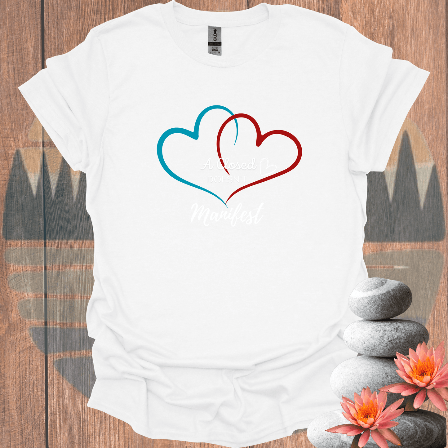 Printify T-Shirt White / S Closed Heart T-Shirt Closed Heart T-Shirt 31845012585856055783