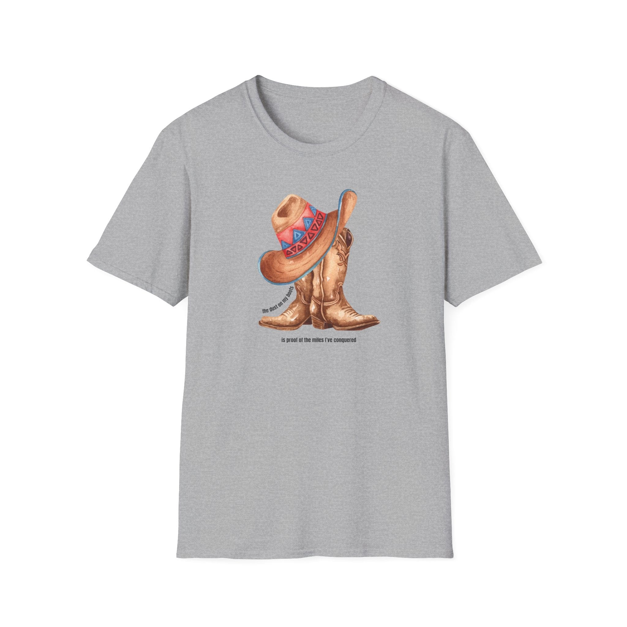 Printify T-Shirt Sport Grey / S Cowgirl Boots T-Shirt Cowgirl Boots T-Shirt 20256904726636529788