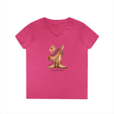 Printify V-neck S / Heliconia Cowgirl Boots V-Neck T-Shirt Cowgirl Boots V-Neck T-Shirt 63829772582114943301