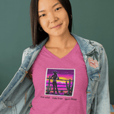 Printify V-neck Cowgirl Dreams V-Neck T-Shirt Cowgirl Dreams V-Neck T-Shirt