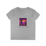 Printify V-neck S / Sport Grey Cowgirl Dreams V-Neck T-Shirt Cowgirl Dreams V-Neck T-Shirt 13564466986217158455