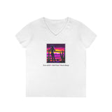 Printify V-neck S / White Cowgirl Dreams V-Neck T-Shirt Cowgirl Dreams V-Neck T-Shirt 27606187108897254675