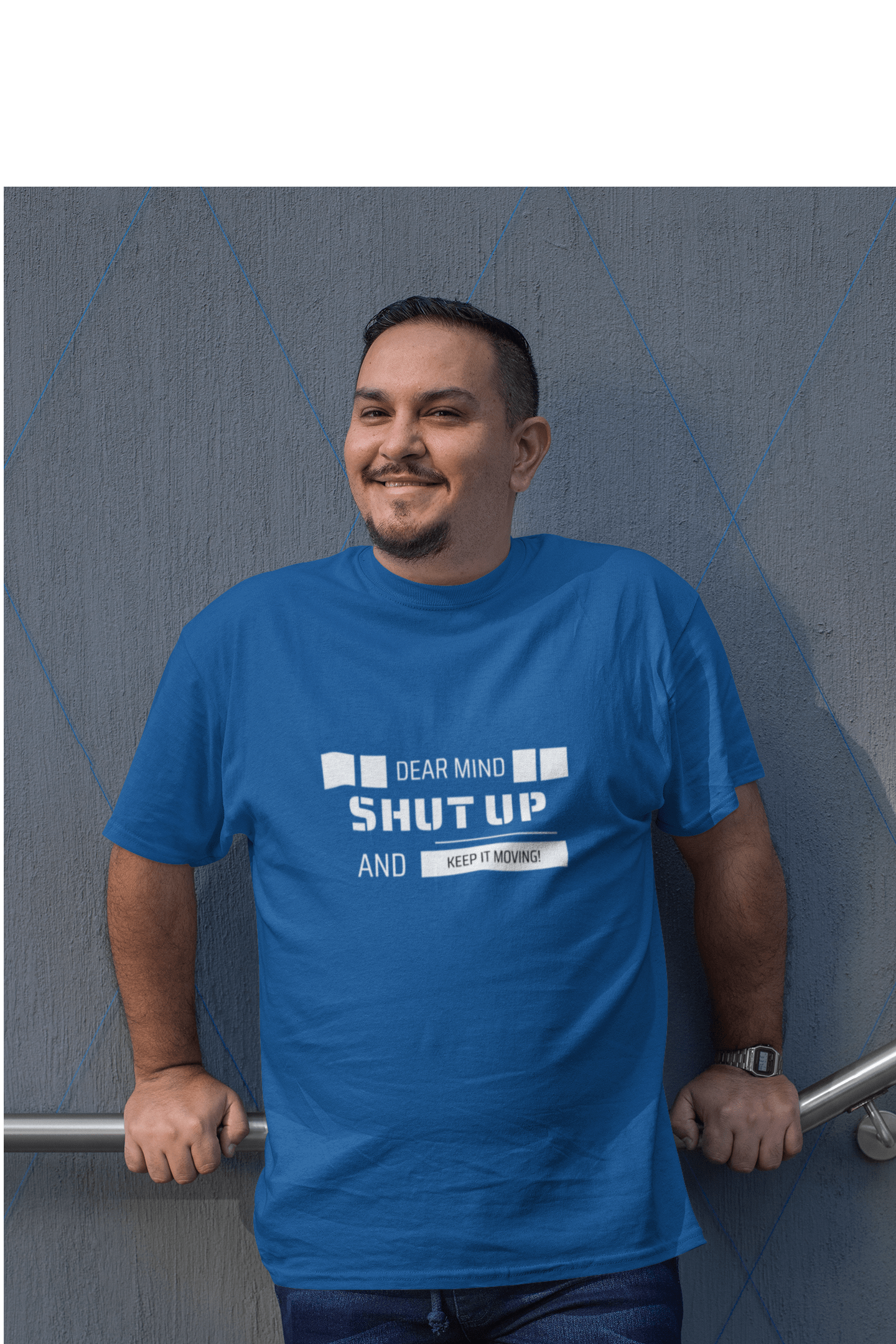 Printify T-Shirt Dear Mind Keep Moving T-Shirt Dear Mind Keep Moving T-Shirt