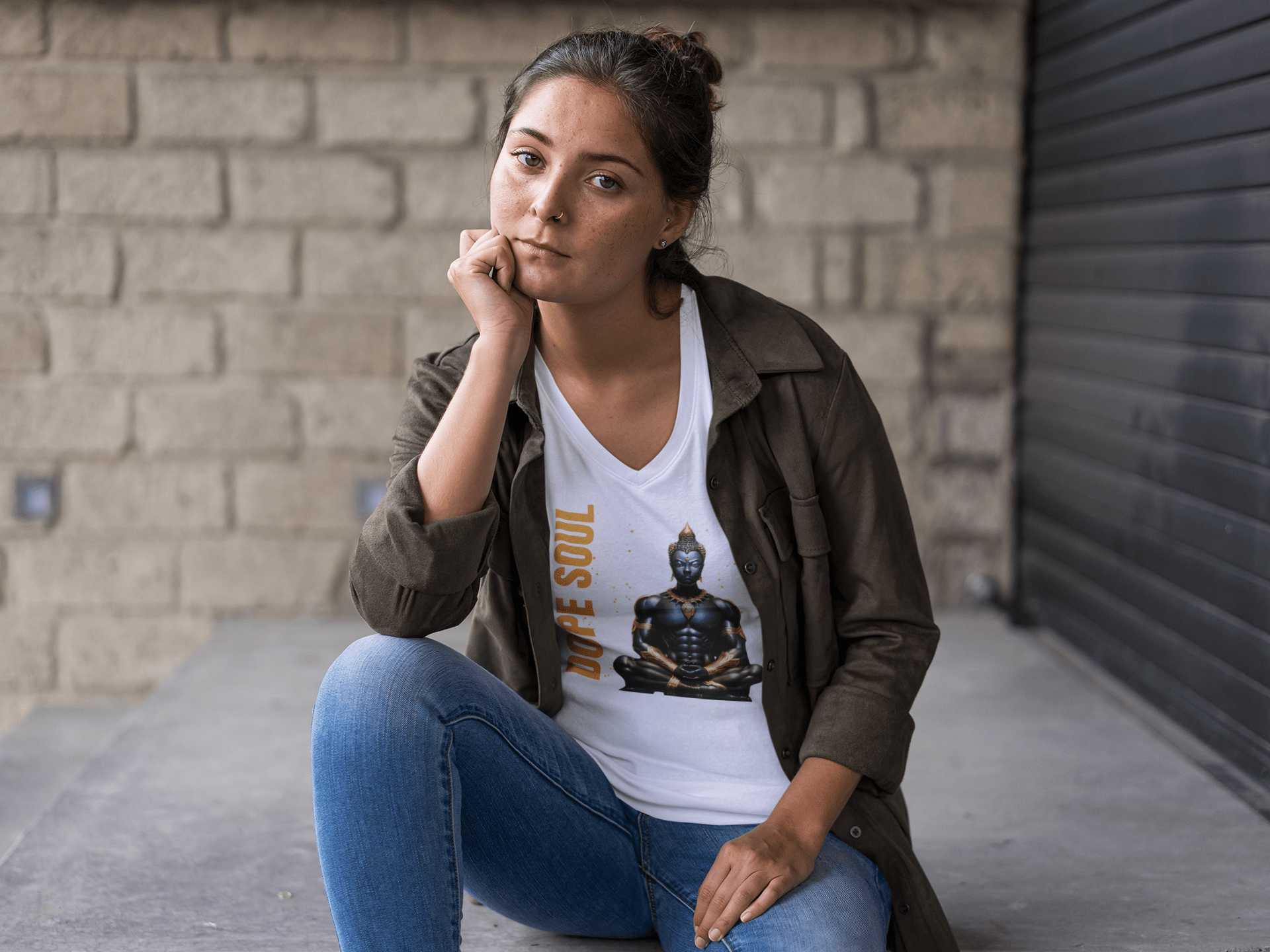 Printify V-neck Dope Soul V-Neck Dope Soul V-Neck