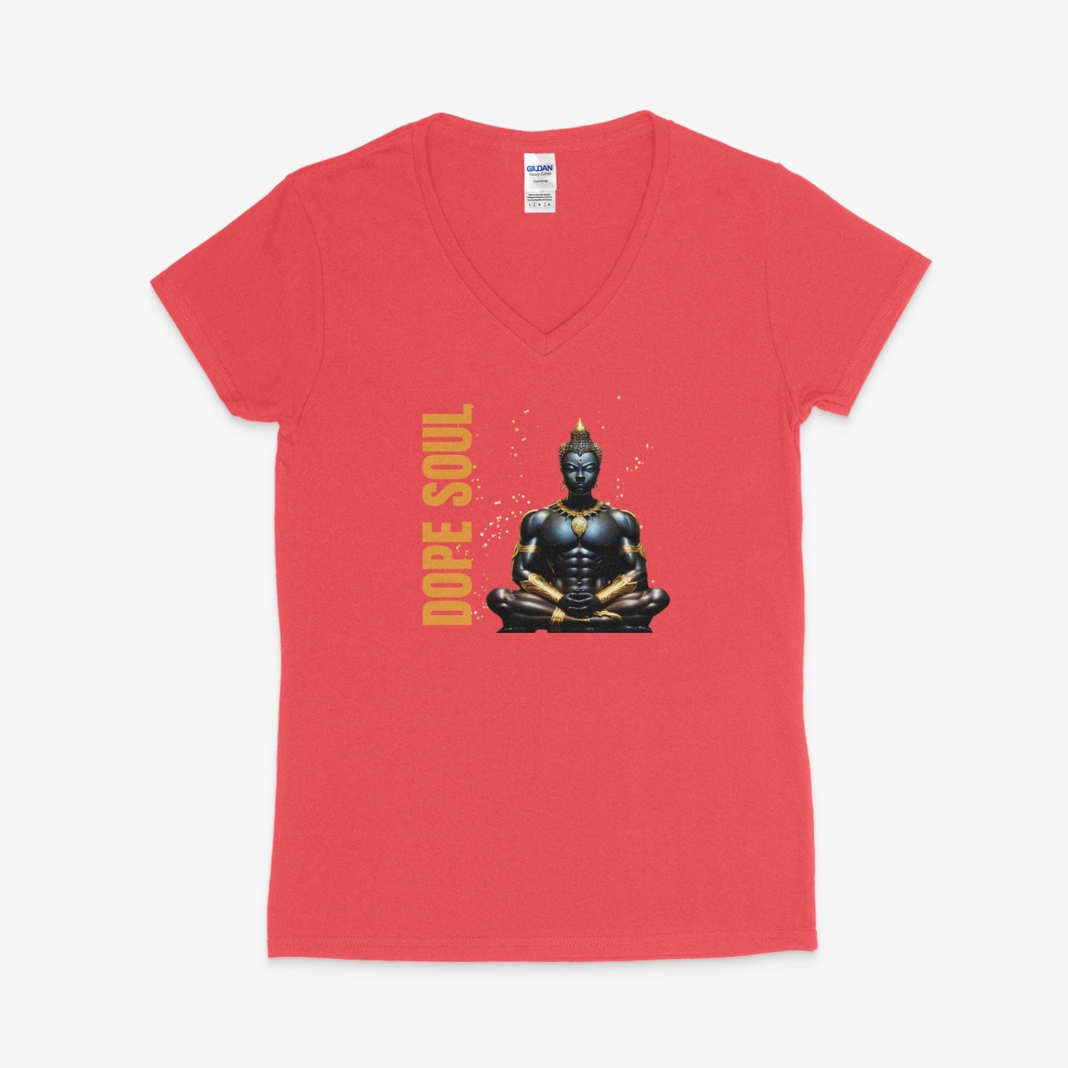 Printify V-neck S / Coral Silk Dope Soul V-Neck Dope Soul V-Neck 16383947999341710290