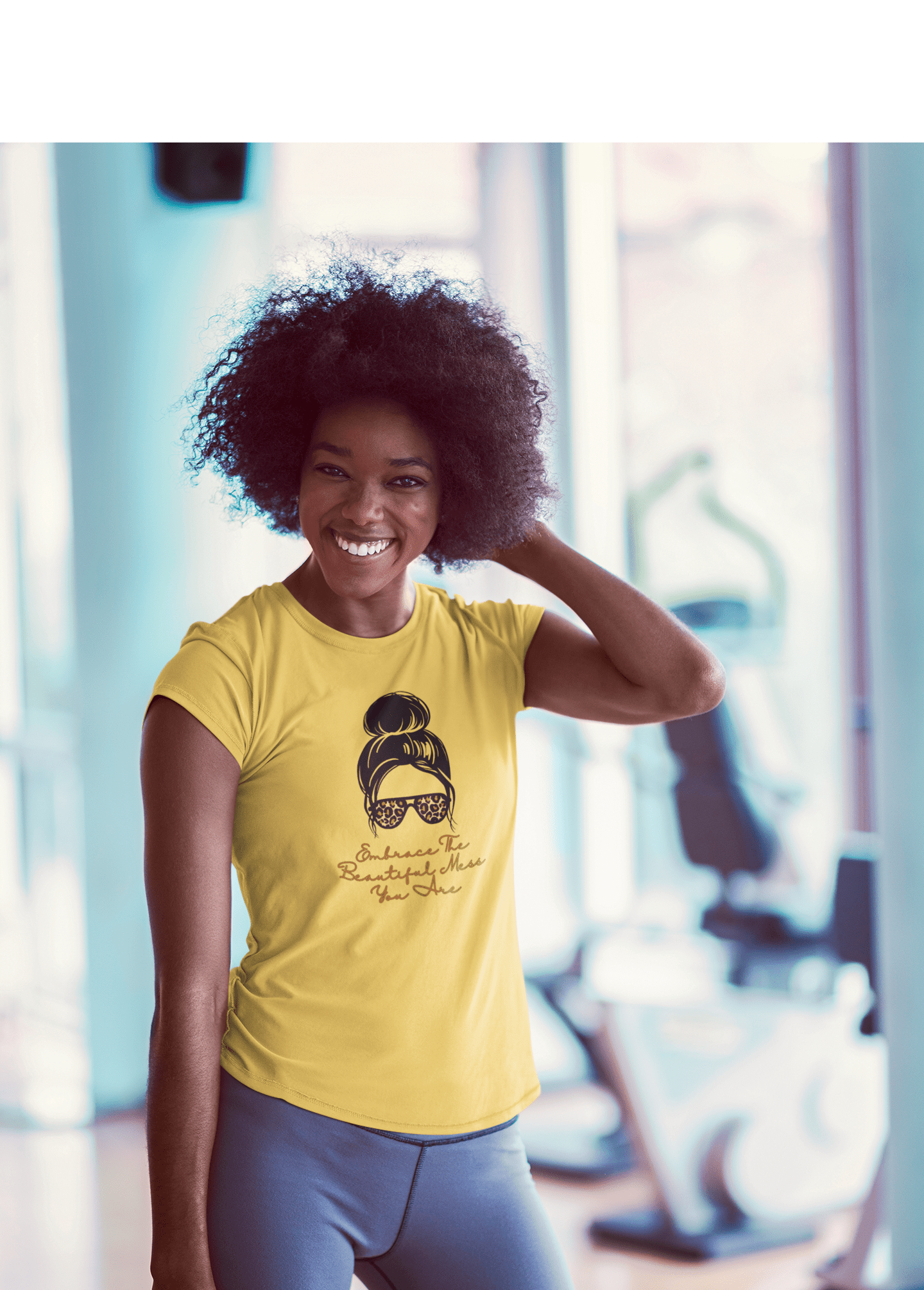 Printify T-Shirt Embrace the Mess T-Shirt Embrace the Mess T-Shirt