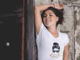 Printify V-neck Embrace the Mess V-Neck Embrace the Mess V-Neck