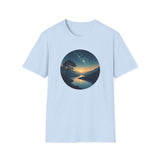 Printify T-Shirt Light Blue / S Evening Peace T-Shirt Evening Peace T-Shirt 24281847186080781581