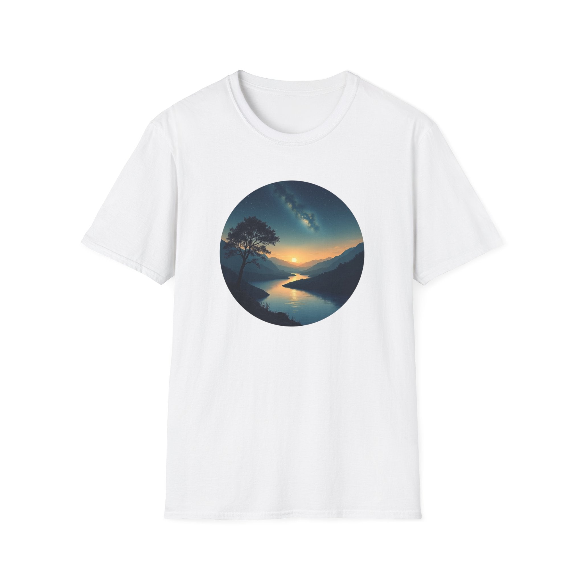 Printify T-Shirt White / S Evening Peace T-Shirt Evening Peace T-Shirt 23682745832603864451